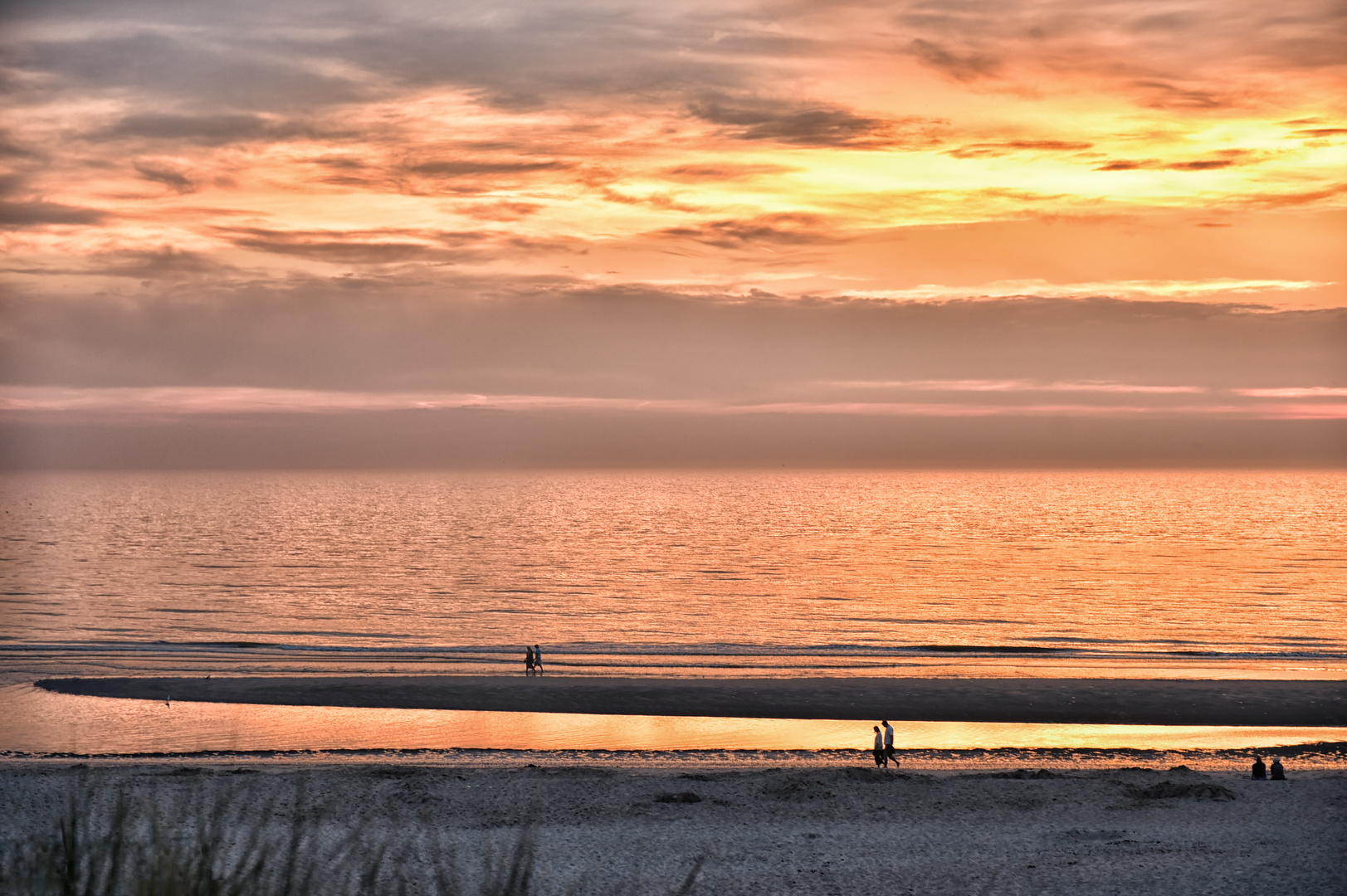 Sonnenuntergang auf Texel