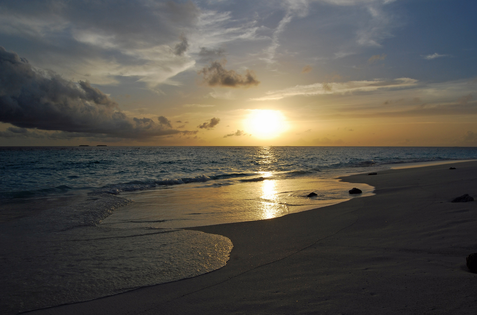 Sonnenuntergang auf Thulagiri - Malediven