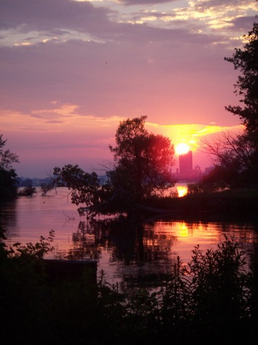 Sonnenuntergang auf Toronto Island