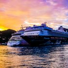 Sonnenuntergang auf Tortola zur Hochzeit von Helene Fischer und Florian Silbereisen