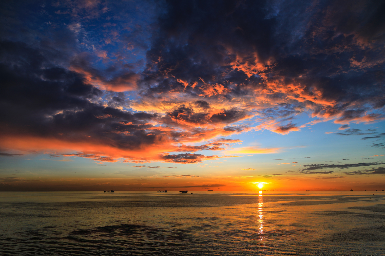 Sonnenuntergang auf Trinidad