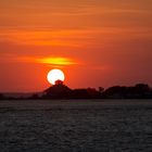 Sonnenuntergang auf Tybee-Island, Georgia