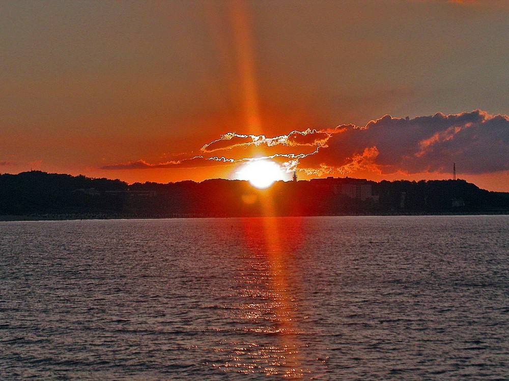 Sonnenuntergang auf Usedom