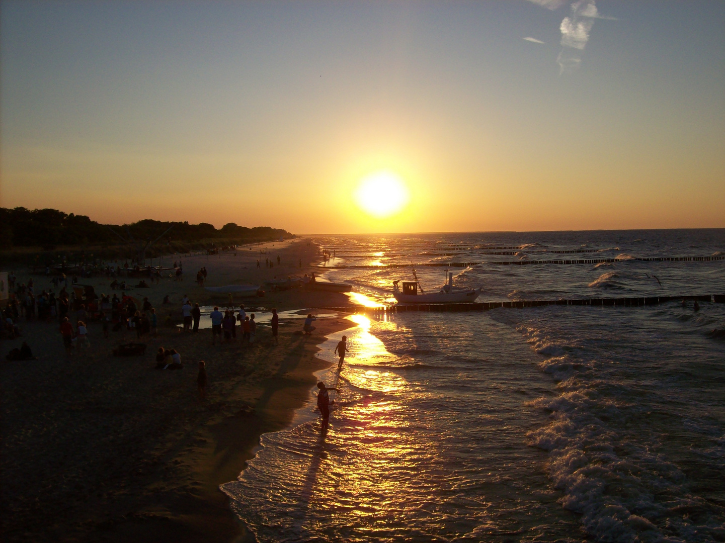 Sonnenuntergang auf Usedom