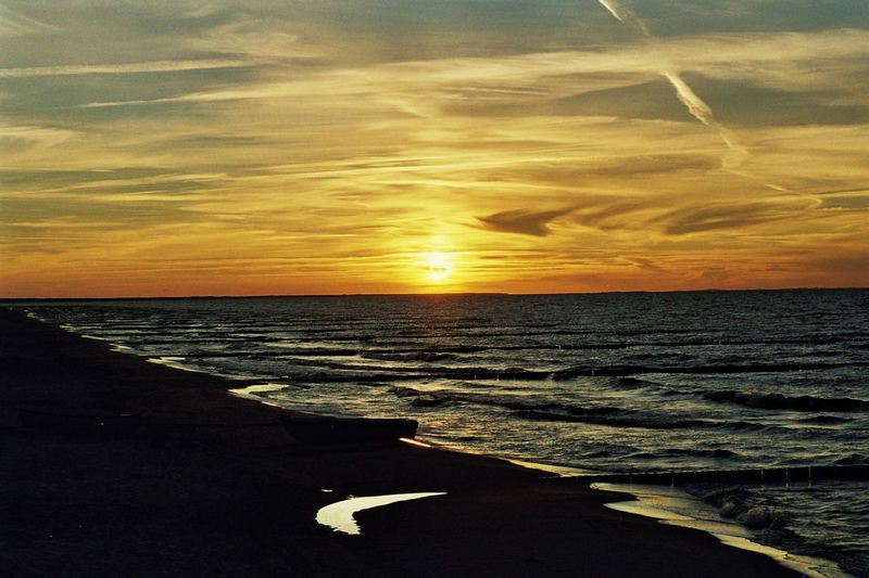 Sonnenuntergang auf Usedom