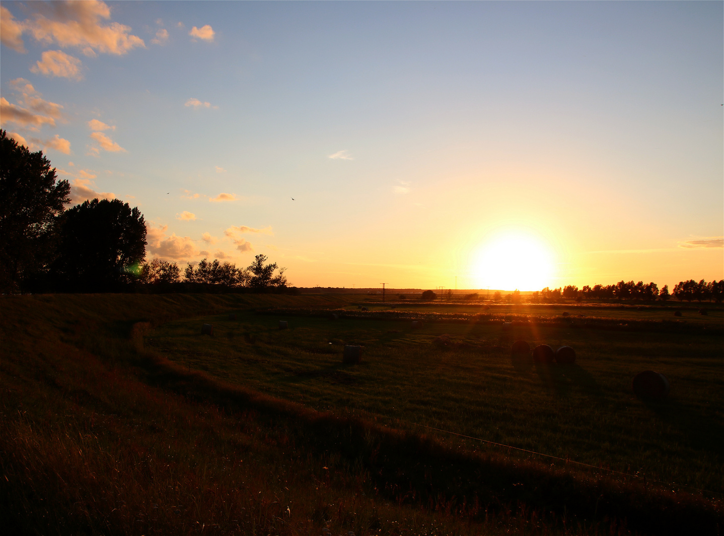 Sonnenuntergang auf Usedom