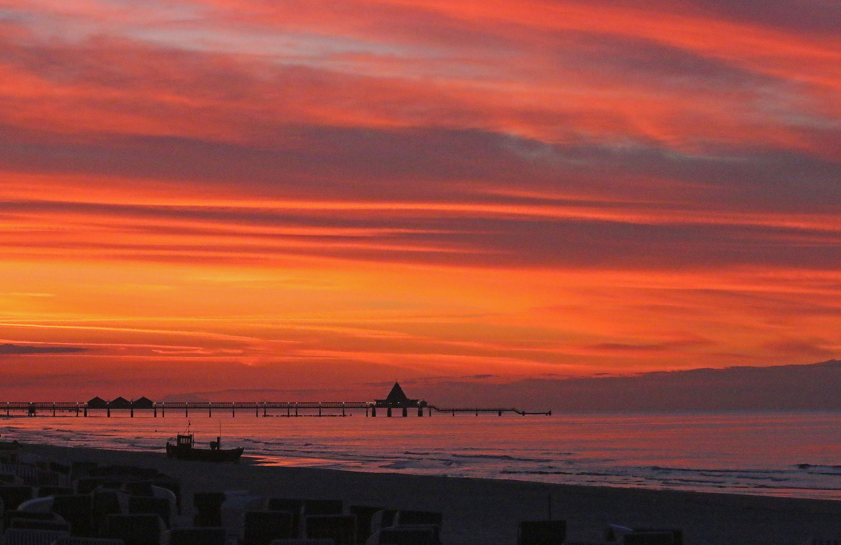 Sonnenuntergang auf Usedom