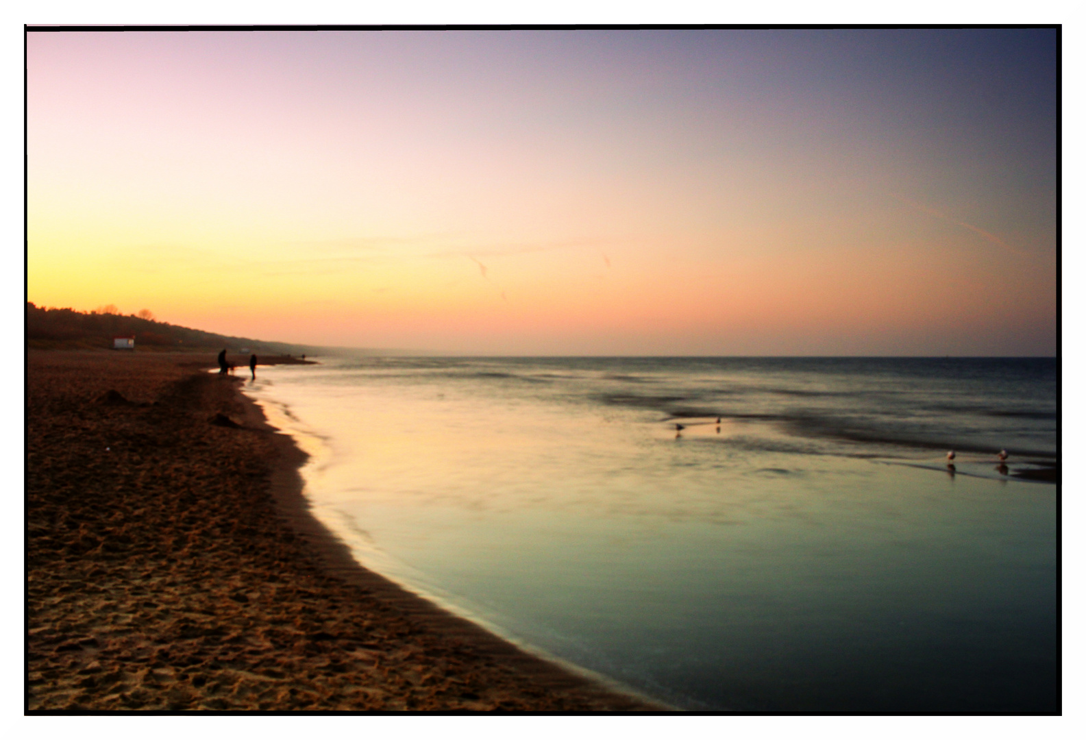 sonnenuntergang auf usedom