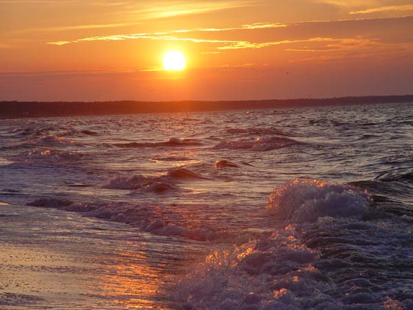 Sonnenuntergang auf Usedom