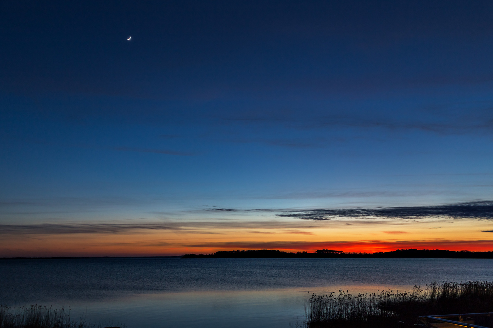 Sonnenuntergang auf Usedom