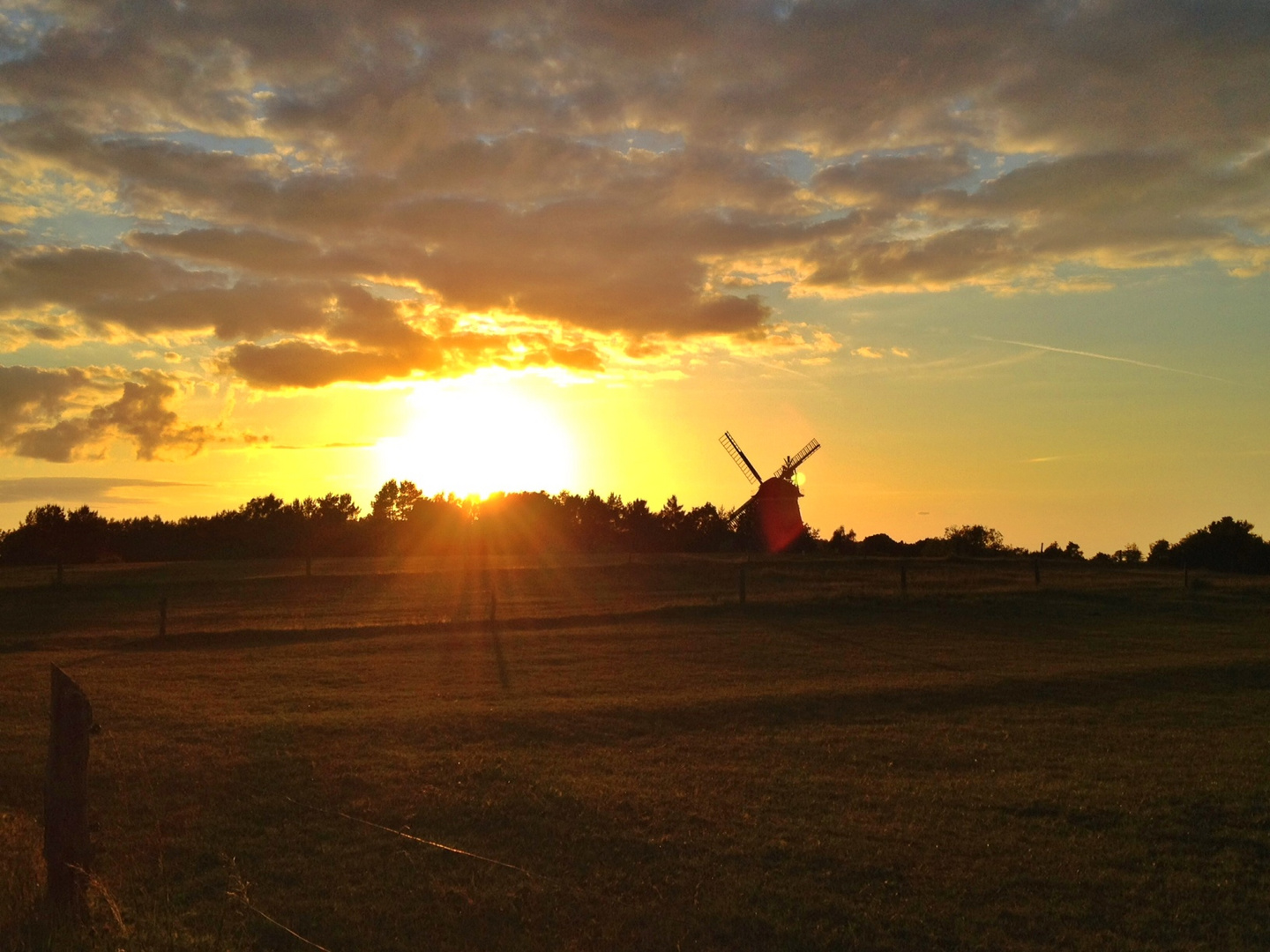 Sonnenuntergang auf Usedom