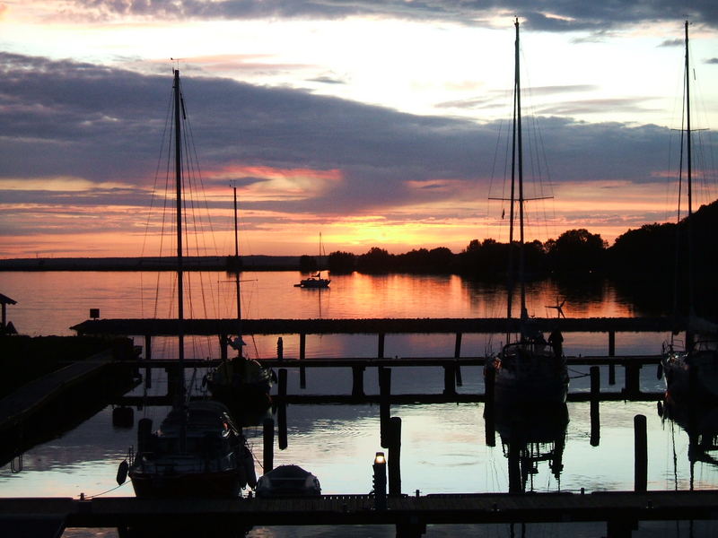 Sonnenuntergang auf Usedom