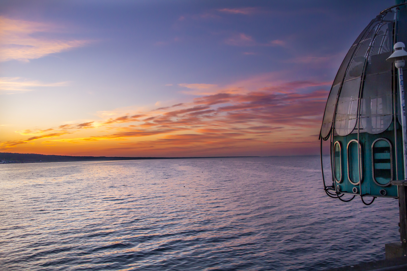 Sonnenuntergang auf Usedom (Zinnowitz)