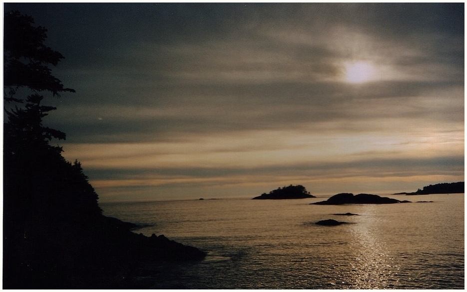 Sonnenuntergang auf Vancouver Island