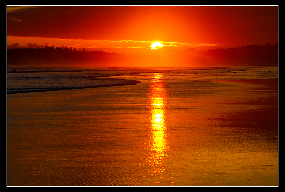 Sonnenuntergang auf Vancouver Island