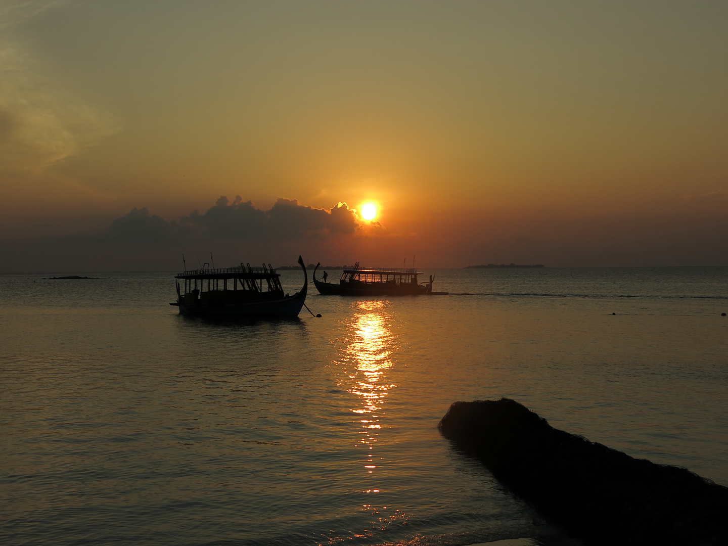 Sonnenuntergang auf Velidhu