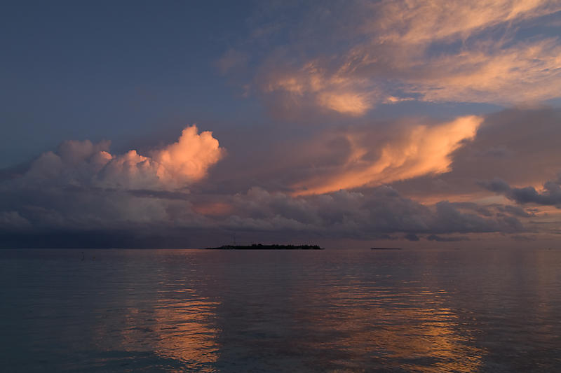 Sonnenuntergang auf Vilamendhoo Nr.1