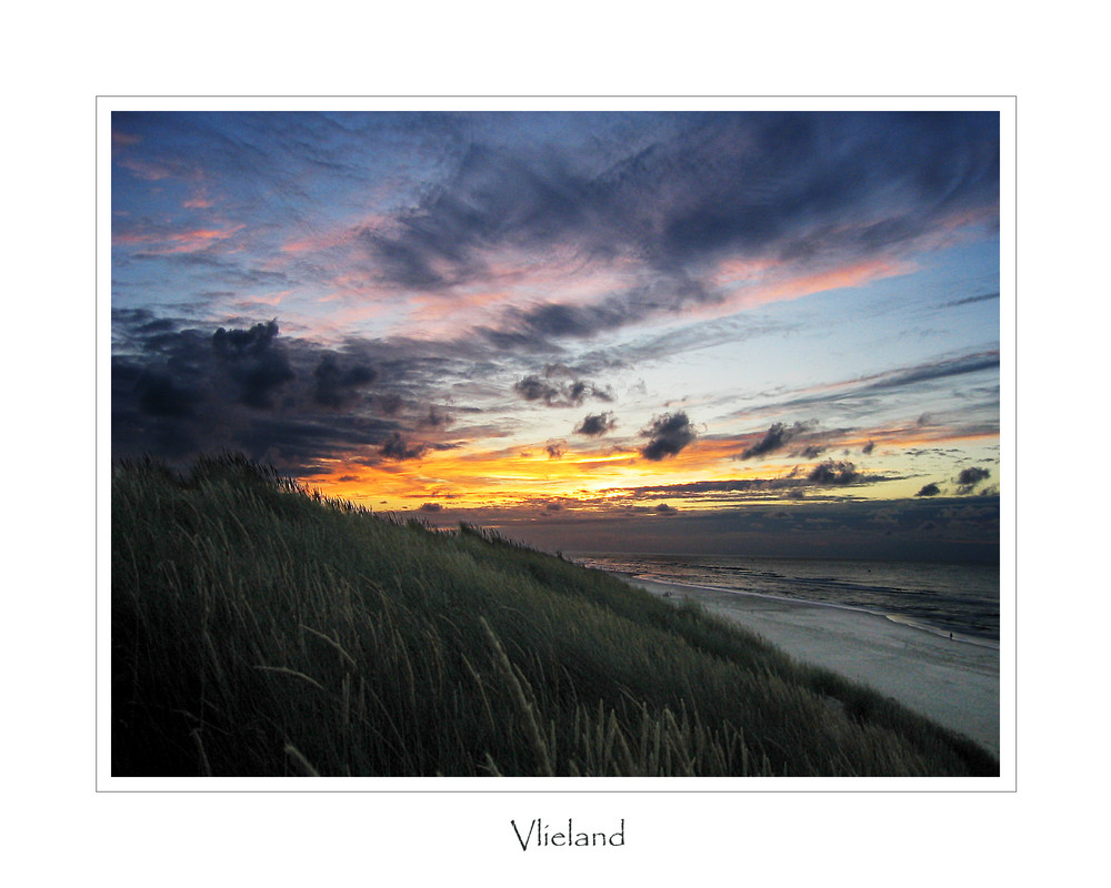 Sonnenuntergang auf Vlieland