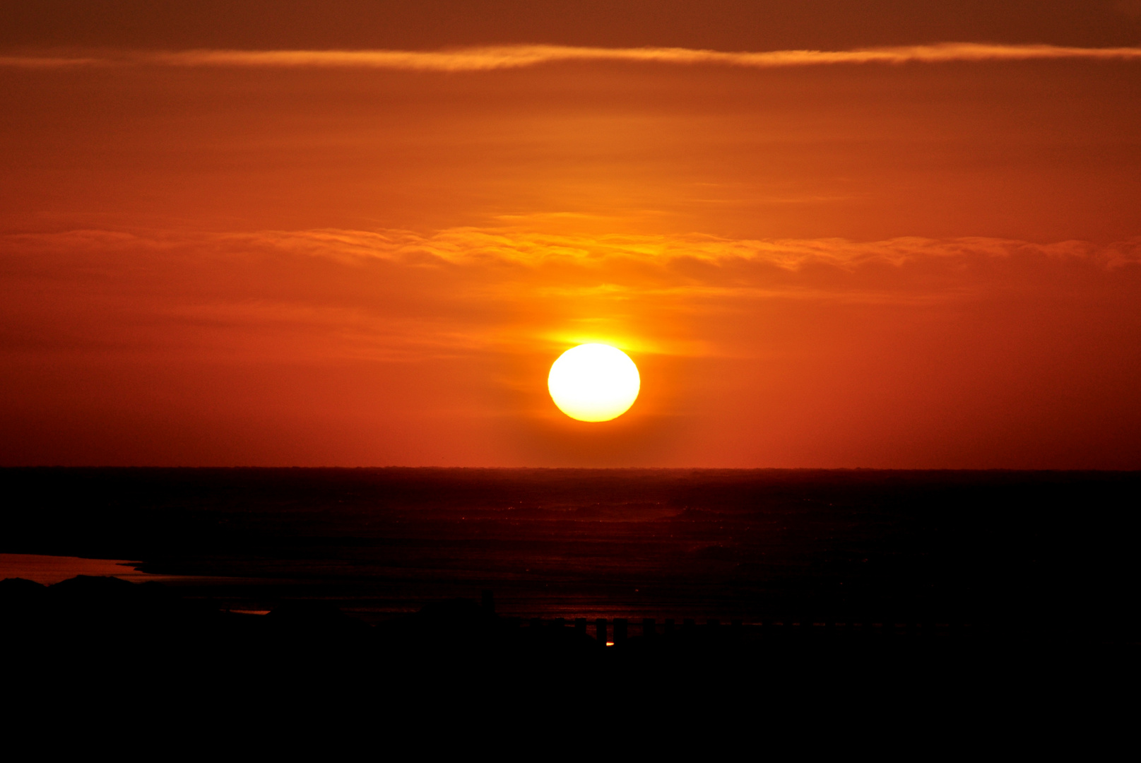 Sonnenuntergang auf Wangerooge