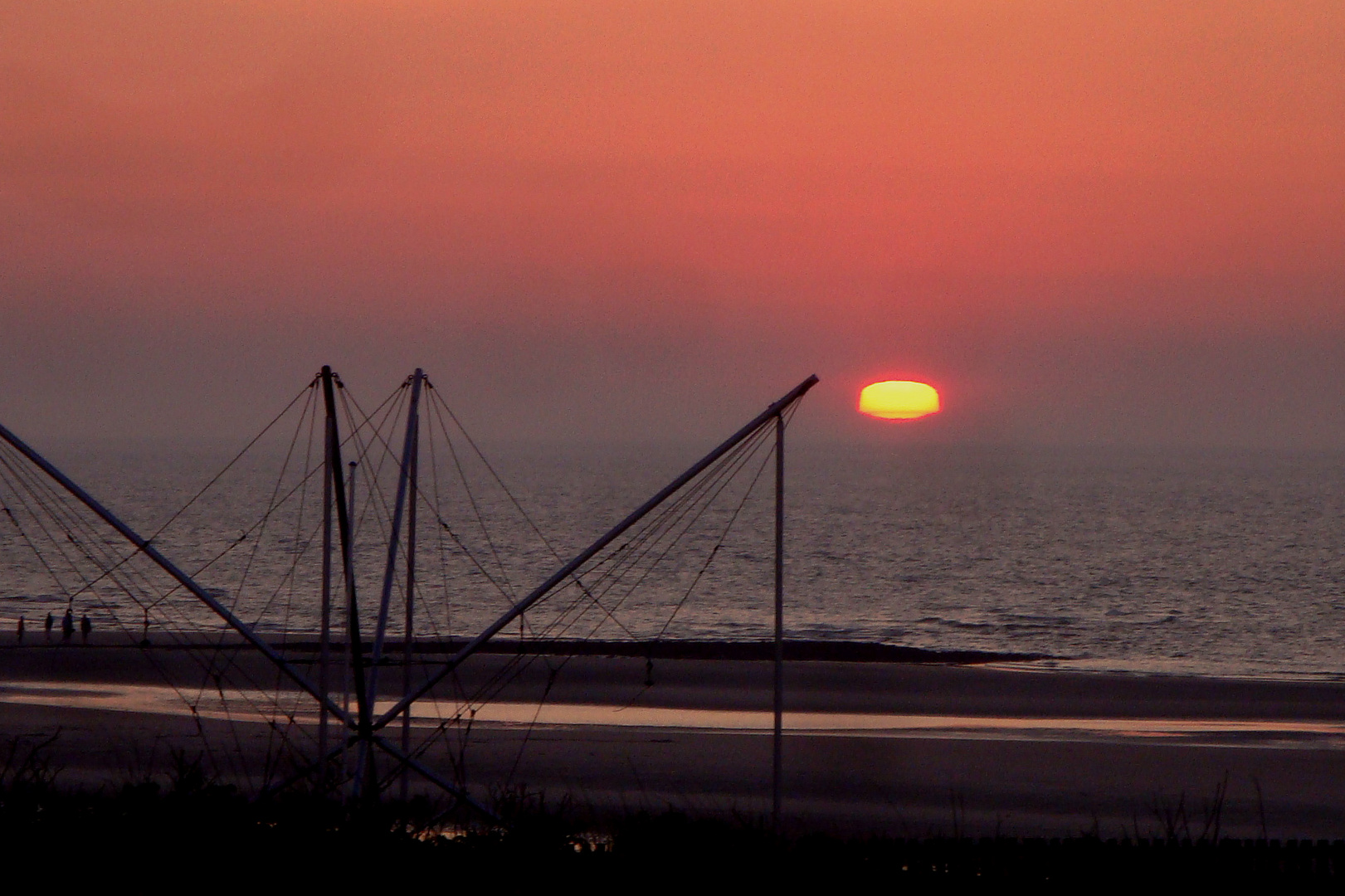 Sonnenuntergang auf Wangerooge