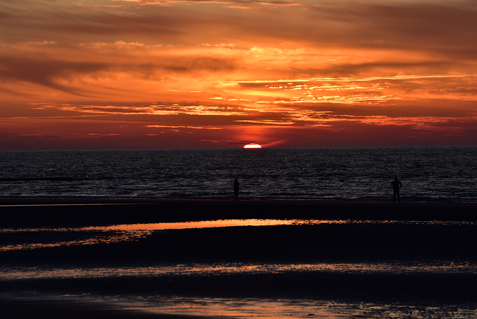 Sonnenuntergang auf Wangerooge