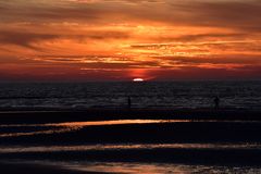 Sonnenuntergang auf Wangerooge