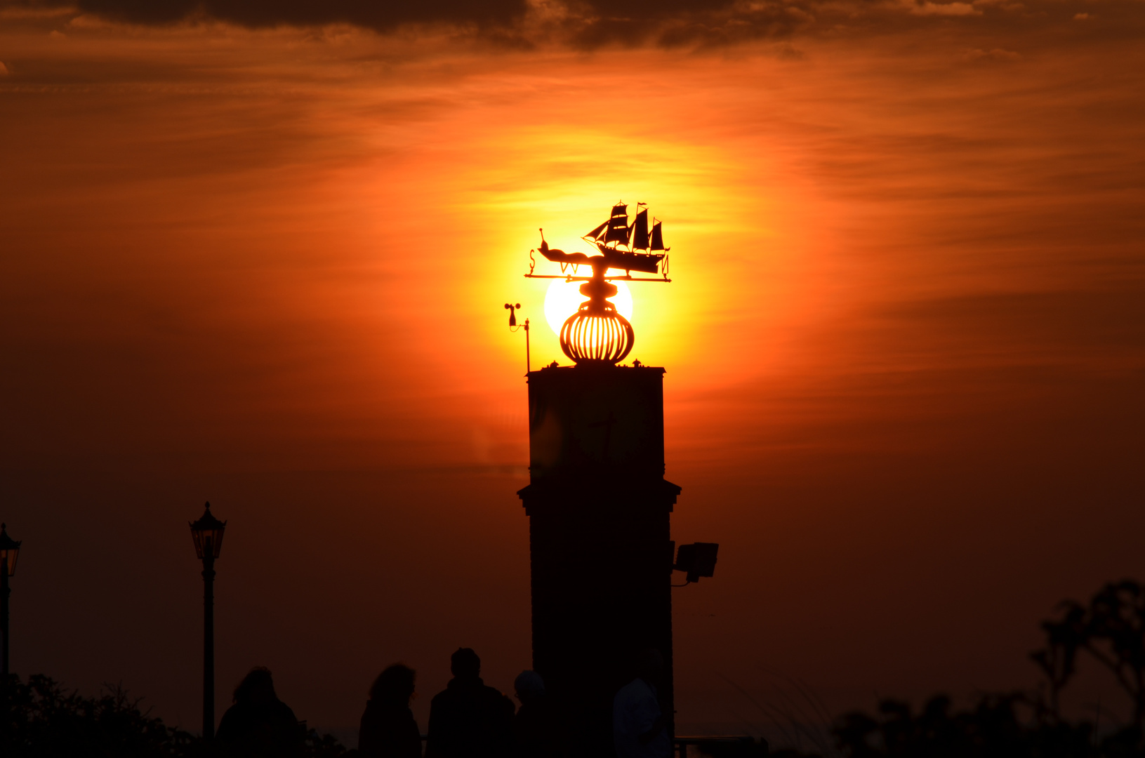 Sonnenuntergang auf Wangerooge