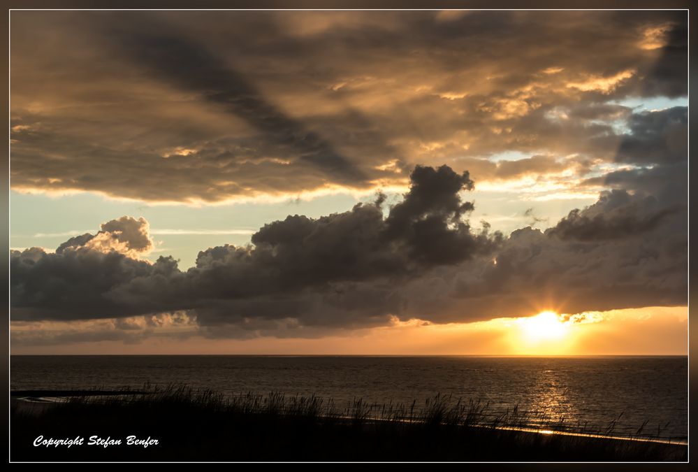 Sonnenuntergang auf Wangerooge