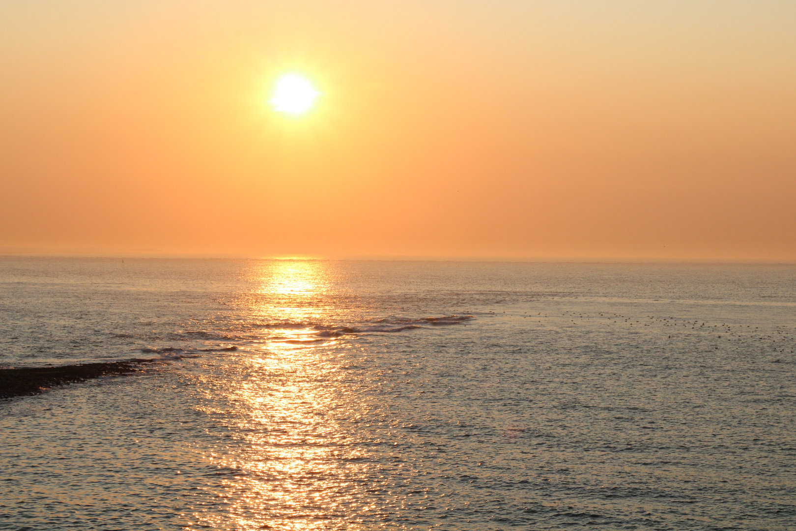 Sonnenuntergang auf Wangerooge