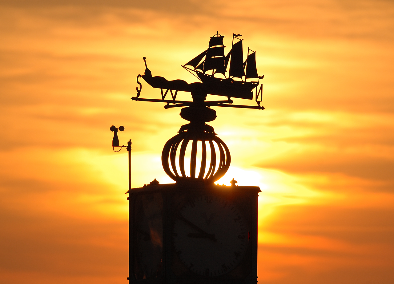 Sonnenuntergang auf Wangerooge