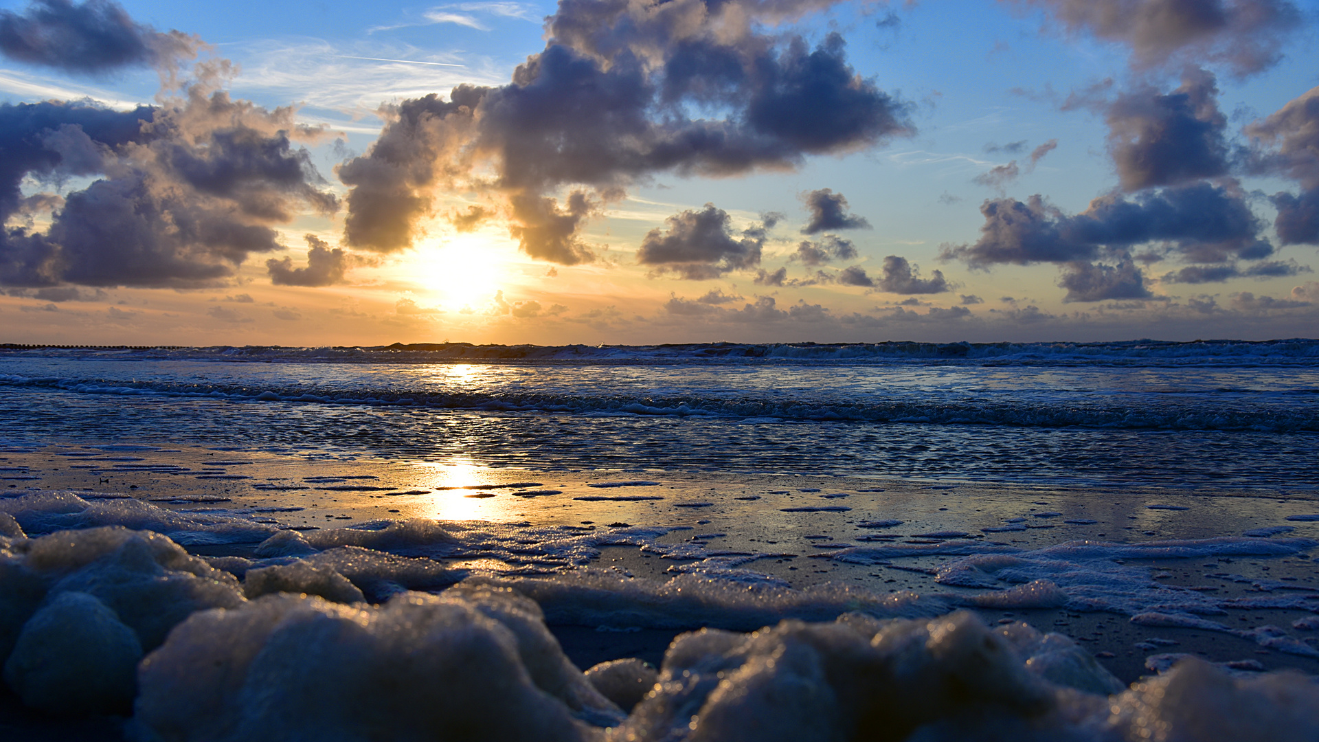 Sonnenuntergang auf Wangerooge