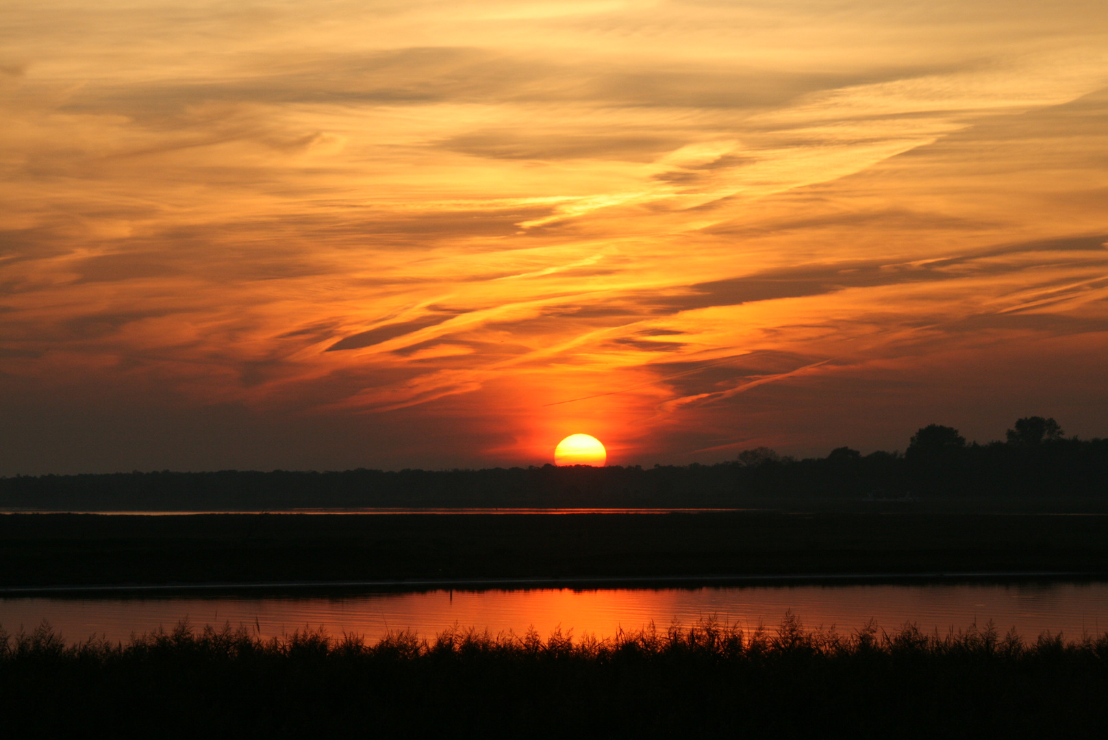 Sonnenuntergang auf Zingst