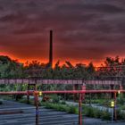 Sonnenuntergang auf Zollverein
