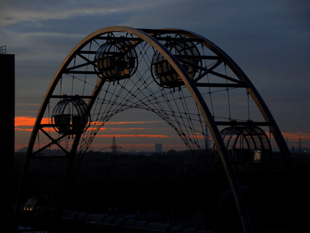 Sonnenuntergang auf Zollverein