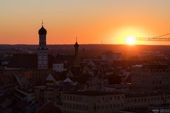 Sonnenuntergang Augsburg