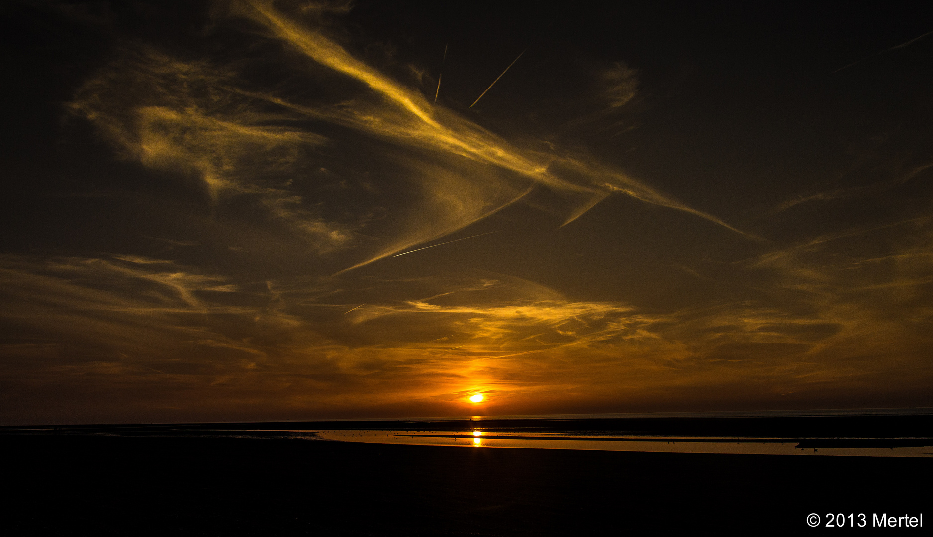 Sonnenuntergang August 2013 - Ouddorp - Niederlande