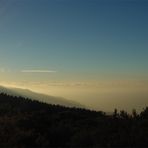 Sonnenuntergang aus 1800 m mit Blick über das Orotava-Tal