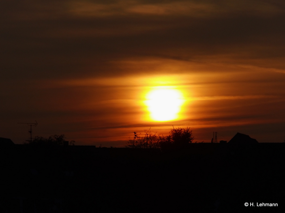 Sonnenuntergang aus 30m Höhe