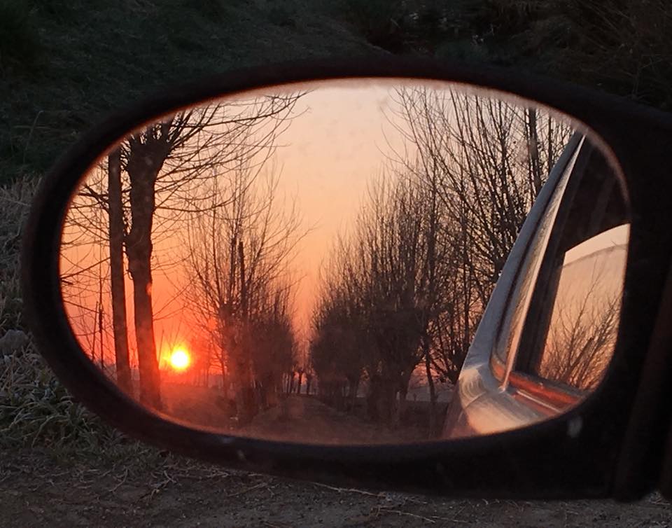 Sonnenuntergang, aus ein andere Sicht