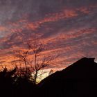 Sonnenuntergang aus meinem Fenster