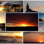 Sonnenuntergang aus Schottland (Archivbilder)
