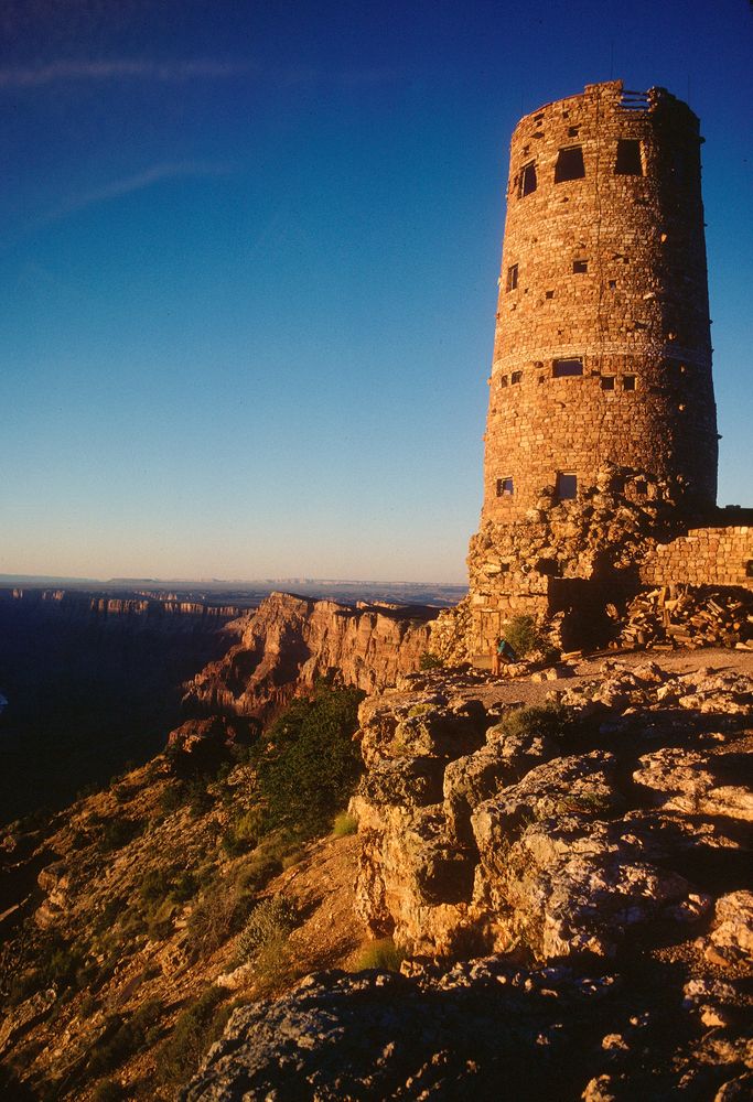 Sonnenuntergang ,Aussichtsturm am South Rim, Great Canyon