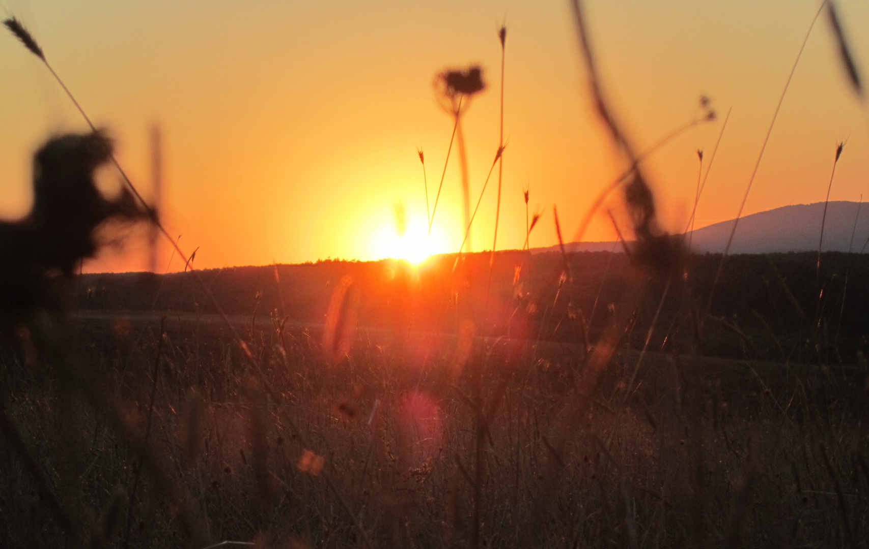 Sonnenuntergang.