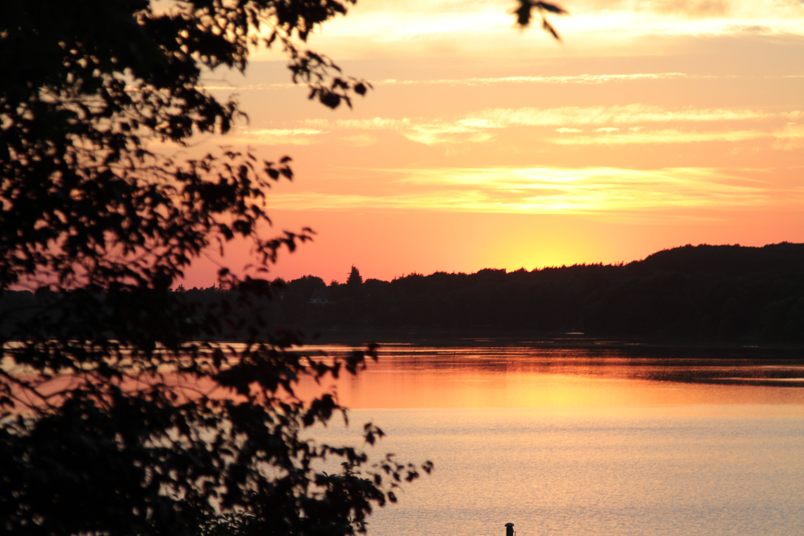 Sonnenuntergang Bad Malente 2012