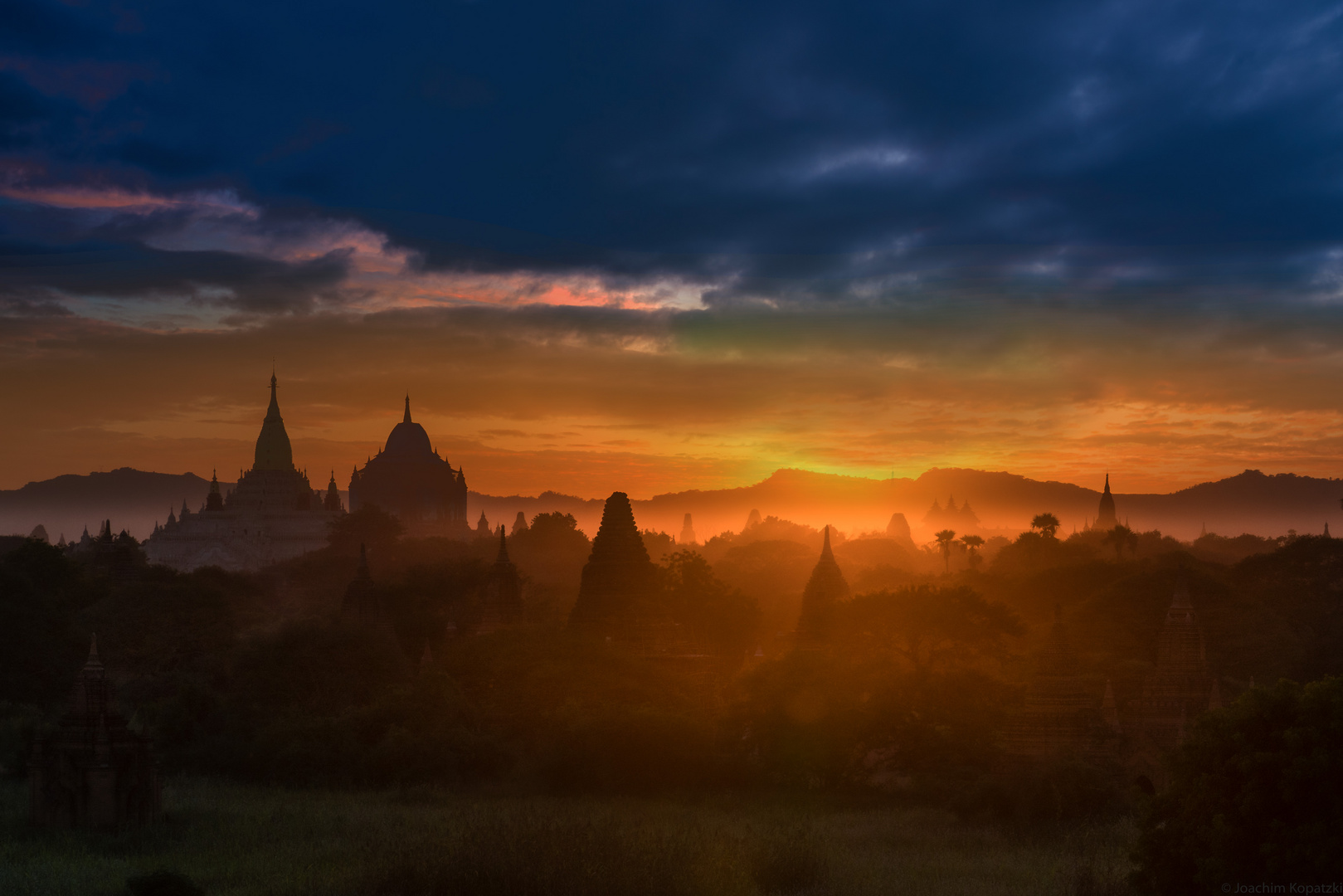  Sonnenuntergang Bagan