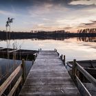 Sonnenuntergang Baggersee Lichtenau