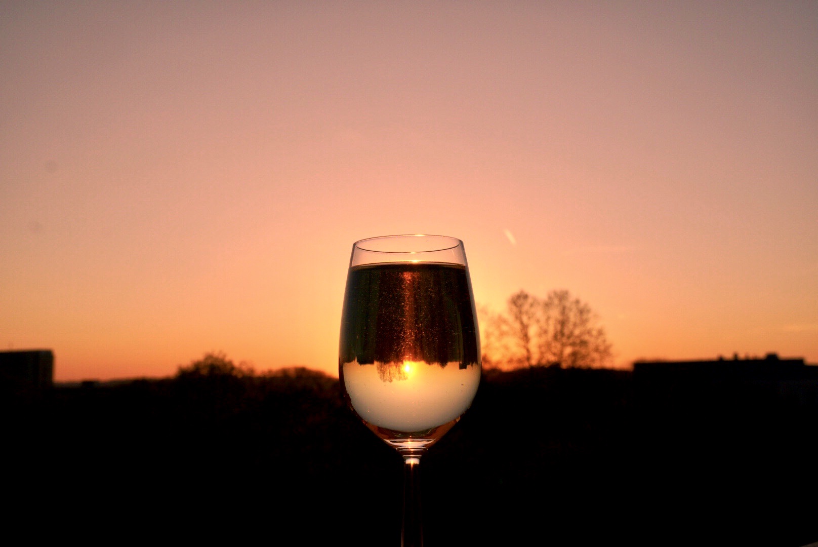 Sonnenuntergang... Balkon Foto 