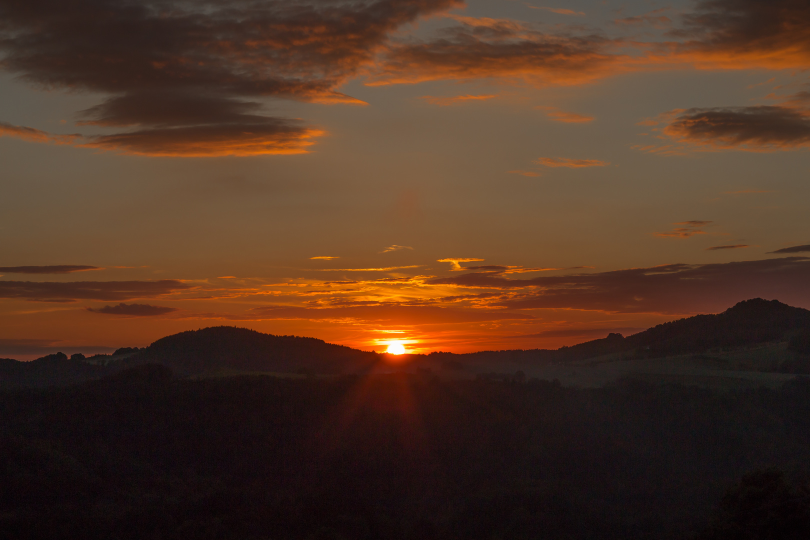 Sonnenuntergang Bastei