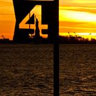 Sonnenuntergang Battery Park/Freiheitsstatue