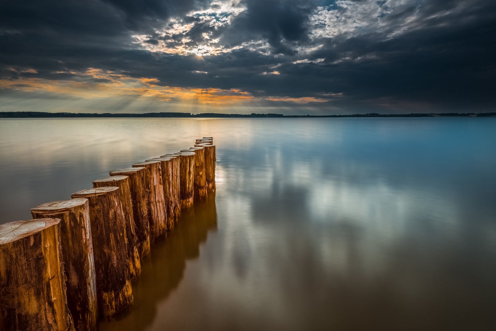 Sonnenuntergang Bautzenstausee